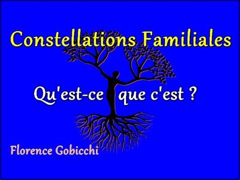 Constellations Familiales 1 Qu Est Ce Que C Est YouTube