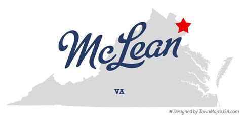 Map of McLean, VA, Virginia