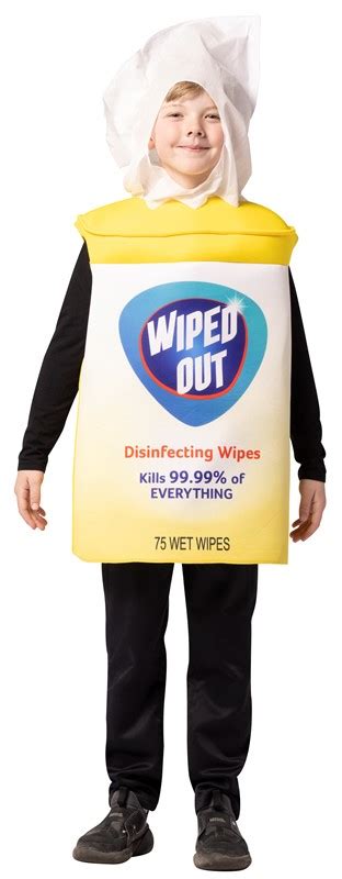 Wiped Out Disinfecting Sanitizer Wipes Costume Rasta Imposta