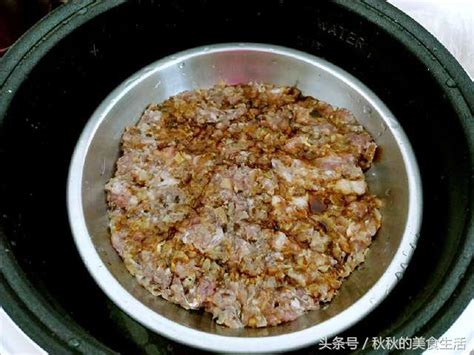 冬菇小魷魚肉餅覺得再平常不過的蒸肉餅 每日頭條