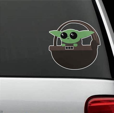 Baby Yoda Car Decal Laptrinhx