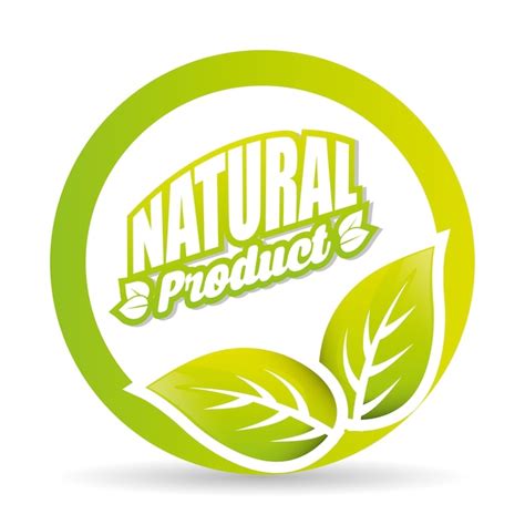 Rótulo de produtos orgânicos e naturais Vetor Premium