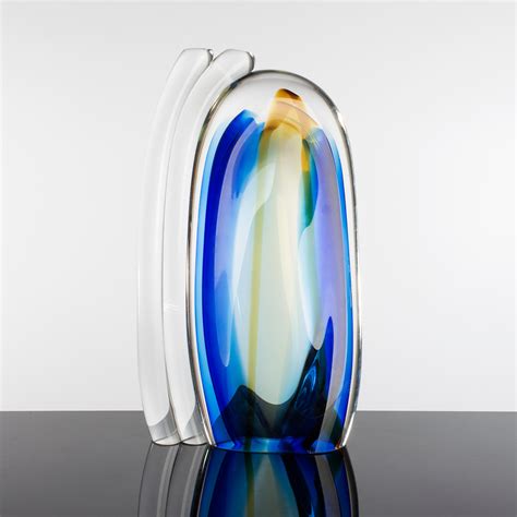 An unique glass sculpture by Göran Wärff Kosta Boda 1999 Bukowskis