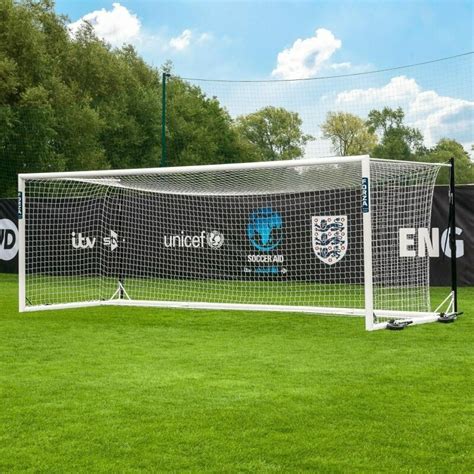 24 x 8 FORZA Alu110 Stadium Box Soccer Goal | Net World Sports