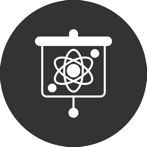 Atom Presentation Glyph Inverted Icon Vector Art At Vecteezy