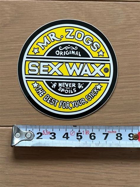 Yahoo オークション Sexwax ステッカー 黄色 サーフィン