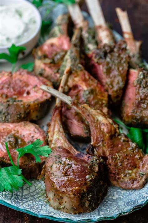 Roast Rack Of Lamb Recipe With Garlic And Herb Crust Artofit