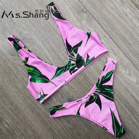 Ms Shang 2018 Sexy Bikinis Women Swimwear Swimsuit Female Brazilian