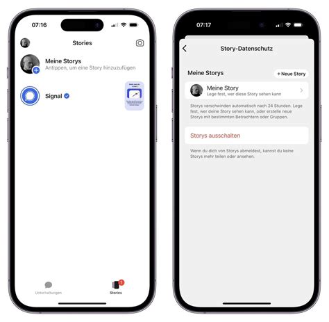 Signal Messenger Bekommt Stories Funktion