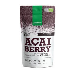 Purasana Açai Bessen Poeder Bio 100 gr Plein nl