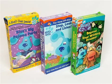 Blue Clues VHS Lot 12