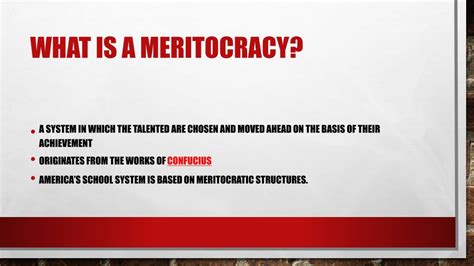 PPT - Meritocracy PowerPoint Presentation, free download - ID:6497073