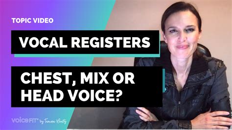 How To Find Voice Registers Chest Mix And Head Voices