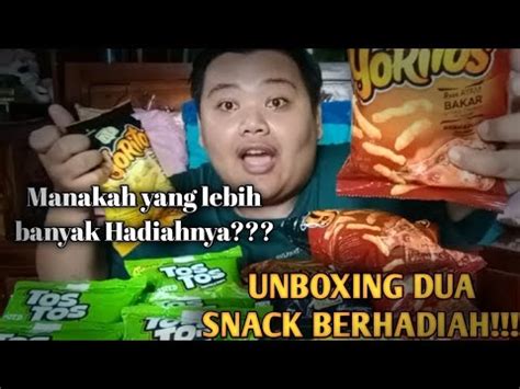 Unboxing Snack Yang Lagi Viral Snack Tos Tos Yoritos Berhadiah