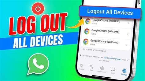 How To Log Out WhatsApp From All Other Devices In IPhone Remove