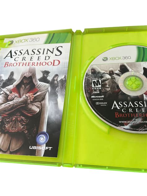 Assassins Creed Brotherhood Microsoft Xbox 360 2010 Complete W Manual 8888526254 Ebay