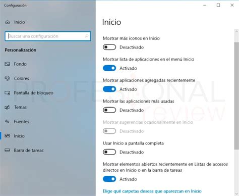 Como Personalizar Menú Inicio En Windows 10