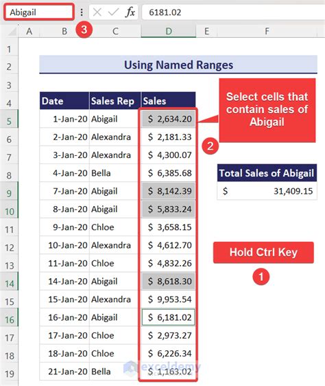 How To Sum Random Cells In Excel