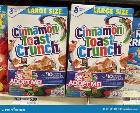 Grocery Store Cinnamon Toast Crunch Cereal Large Size And Price