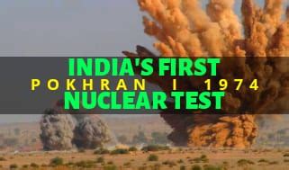 SSB Lecturette | India's First Nuclear Bomb Test - Pokhran I 1974 ...