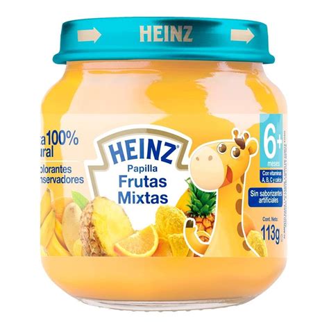 Papilla Heinz Sabor Frutas Mixtas 113 G Bodega Aurrera Despensa A Tu