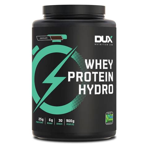 Whey Protein Hydro Hidrolisada Dux Nutrition Pote 900g Baunilha