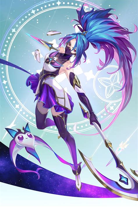 Star Guardian Akali Image By Riot Games 4219751 Zerochan Anime Image