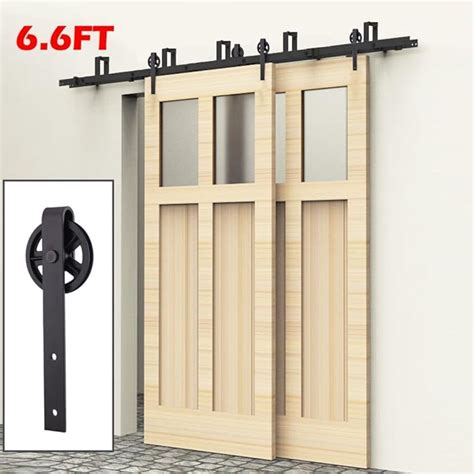 Buy Artist Hand Ft Bypass Sliding Barn Door Hardware Kit For Double