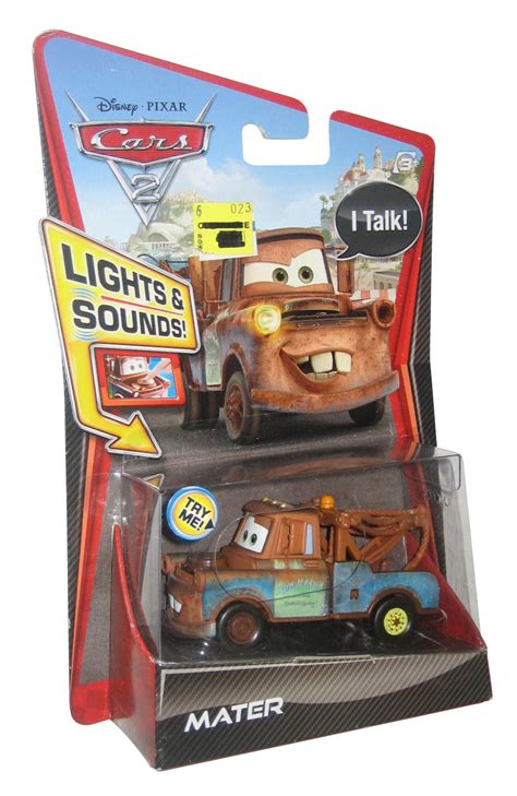 Disney Pixar Cars 2 Lights And Sounds 2010 Mater Talking Vehicle Toy Car