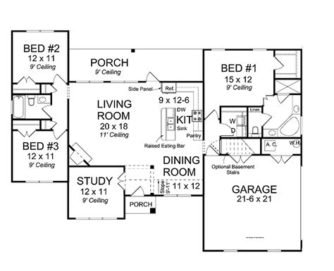 Open Floor House Plans Plan - JHMRad | #72407