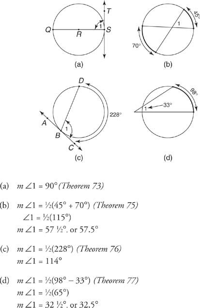 7 Circle Worksheets Angles Tangents Secants / worksheeto.com