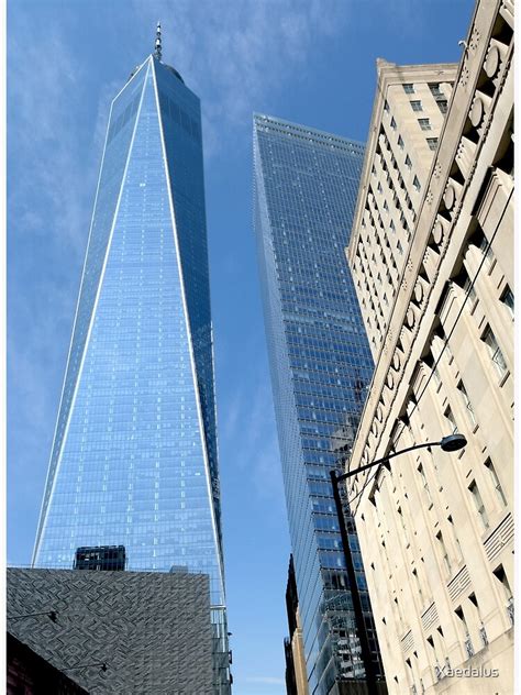 One Wtc From Fulton Square Poster For Sale By Xaedalus Redbubble