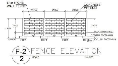 Fence Elevation Design In AutoCAD Drawing Dwg File CAD File Cadbull