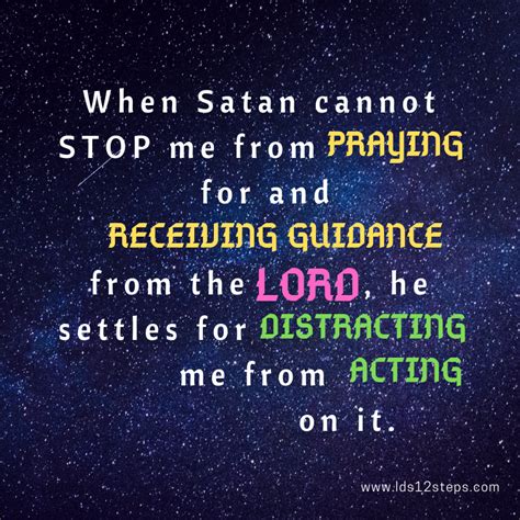 Satan Uses Distraction Mira S LDS 12 Step Musings