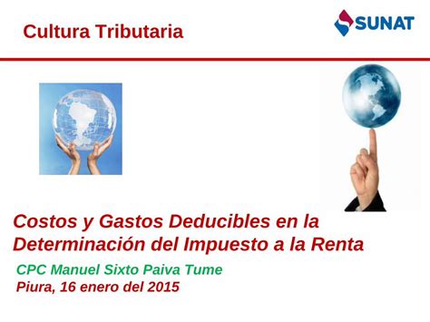 Pdf 17 01 2015 Costos Y Gastos Deducibles Del Impuesto A La Renta