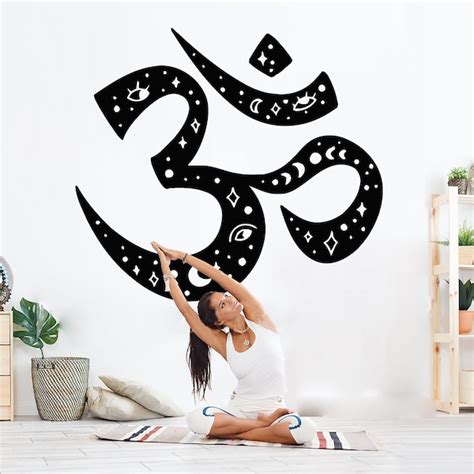 Yoga Wall Sticker Etsy