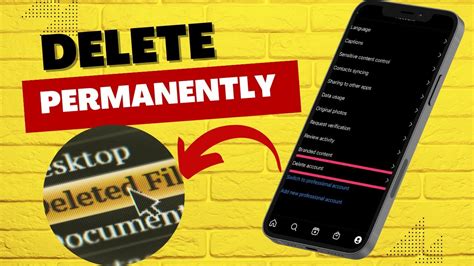 How To Delete Instagram Account Permanently On Phone 2023 Youtube