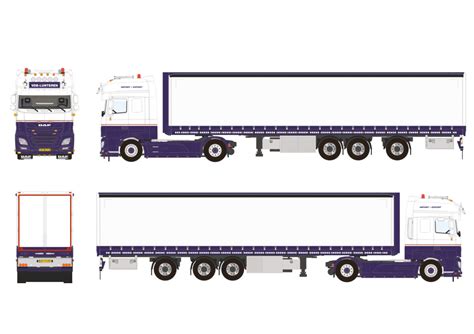 Vdb Lunteren Daf Xf Super Space Cab My Wsi Models