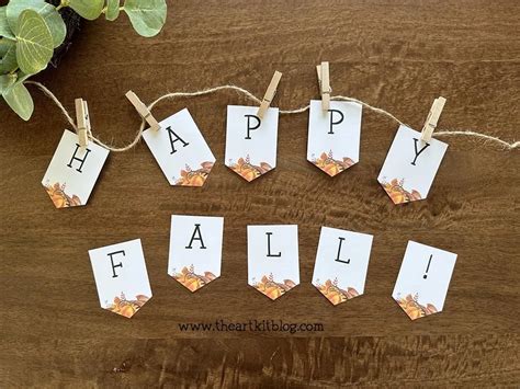 Happy Fall Y All Banner Free Printable The Art Kit