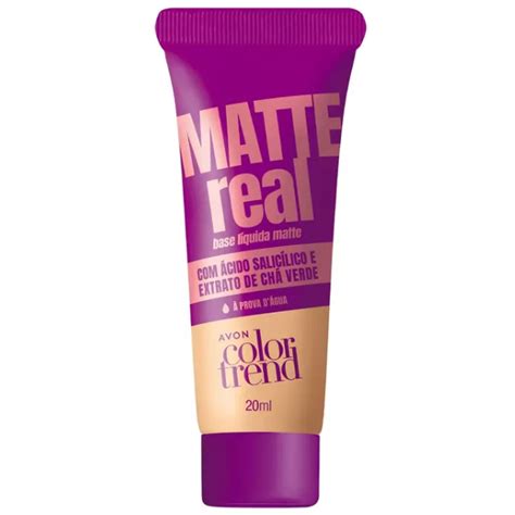 Base Matte Real Avon Shopee Brasil