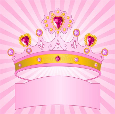 Fond De Couronne De Princesse Illustration De Vecteur Illustration Du