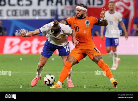 Leipzig Germany June 21 Adrien Rabiot Of France Battles For The