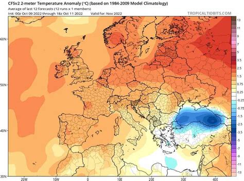 Pogoda długoterminowa na listopad 2022 Możliwy pierwszy śnieg w Polsce