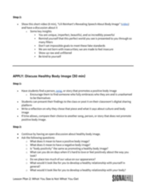 Grades 6 8 Lesson Plan What You See Is Not What You Get Signal Hill