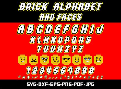 Downloadable Lego Block Font