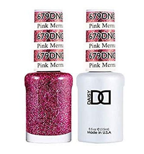 Dnd Nail Polish Gel And Matching Lacquer Set 679 Pink Mermaid