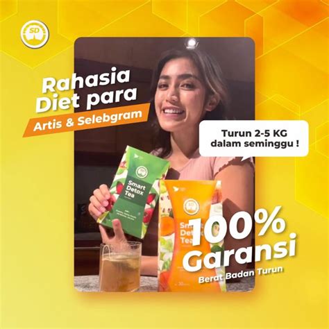 Jual Smart Detox Tea Teh Herbal Diet Pelangsing Badan Terbaik 100 Original Shopee Indonesia