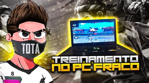 FREE FIRE AO VIVO TOTA FPS XTREINO NO PC FRACO 100K FREEFIRE