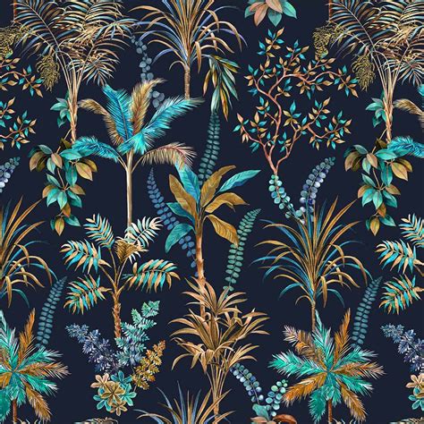 Upholstery Fabric Doka Botanical Midnight – Decor Essentials