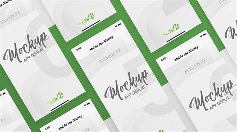 Mobile App Display Free Mockup – FreeMockup.net